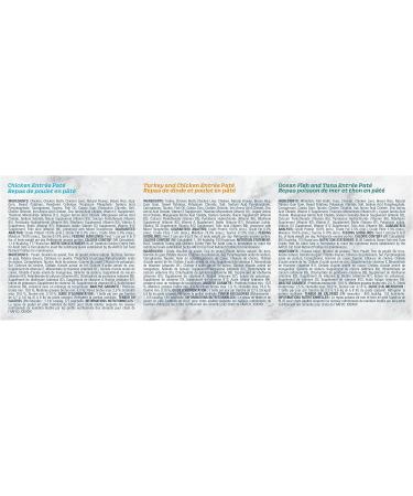 Tastefuls Natural Wet Cat Food Chicken Turkey/Chicken and Ocean Fish/Tuna Pate Variety Pack 5.5 oz 12 ct. Variety Pack Turkey Chicken & Oceanfish Tuna Pate Lg Cans - Buy Online on GoSupps.com