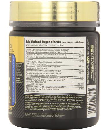 OPTIMUM NUTRITION Gold Standard Pre-Workout Blueberry Lemonade 30 servings 300-Gram - Buy Online on GoSupps.com