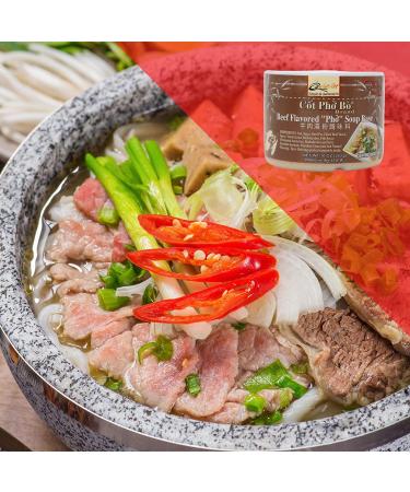 Quoc Viet Foods Beef Flavored Pho Soup Base 10oz - Cot Pho Bo Brand Beef 10 Ounce (1 Pack) - Buy Online on GoSupps.com