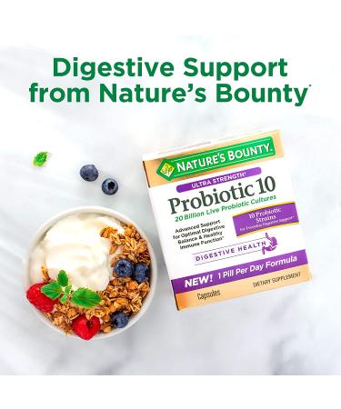 Nature's Bounty Acidophilus Probiotic Twin Pack - 200 Tablets for Digestive Health - Buy Online on GoSupps.com
