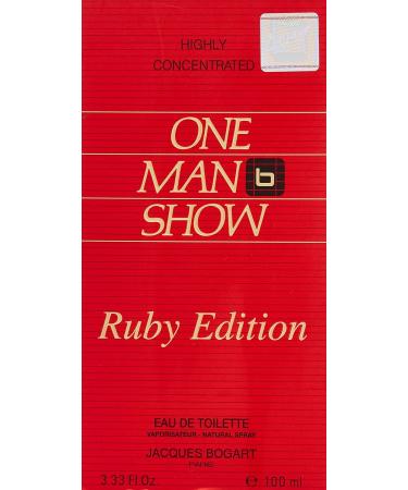 Jacques Bogart One Man Show for Men Eau de Toilette Spray Ruby Edition 3.33 Ounce Ruby Edition 3.33 Fl Oz (Pack of 1) - Buy Online on GoSupps.com