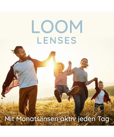 Loom Monthly Soft Contact Lenses - 6 Pack | BC 8.6 | Dia 14.2 | +5.00 Diopters - Shop Internationally! - Buy Online on GoSupps.com