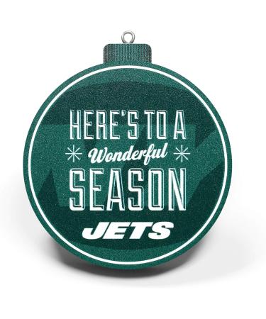 Buy YouTheFan NFL 3D Logo Series Ornament - New York Jets | Unique Holiday Decor for Fans - International Shipping Available - Buy Online on GoSupps.com