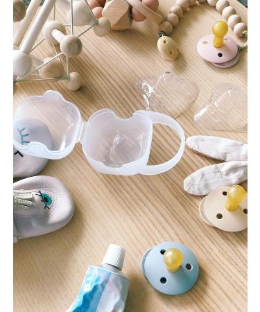 Purifyou PurePouch BPA-Free Pacifier & Nipple Shield Cases - Set of 3 | Clear Case for Diaper Bag & Stroller | Travel Pacifier Box | Keeps Binkies Clean & Accessible | 3 Count - Buy Online on GoSupps.com
