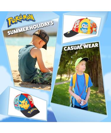 Shop Pokemon Baseball Cap for Kids | Snapback & Bucket Hats - Multi-Color Pikachu Designs - Buy Online on GoSupps.com