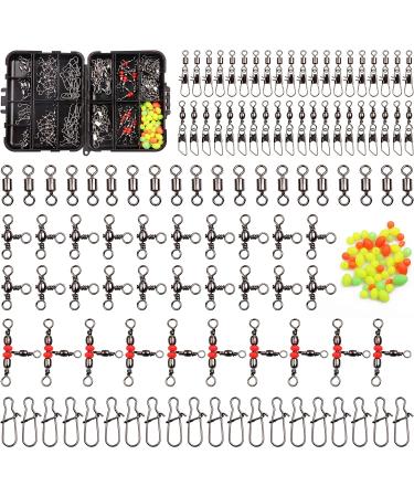 Shaddock 140-Piece Fishing Wibel Kit | Ball Bearing & Barrel Snaps | Fishing Accessories Set - Buy Online on GoSupps.com
