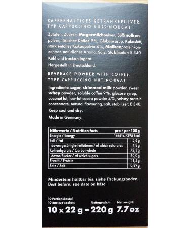 Niederegger Nut Nougat Cappuccino - Pack of 4 (4 x 220g) | Premium International Shipping - Buy Online on GoSupps.com