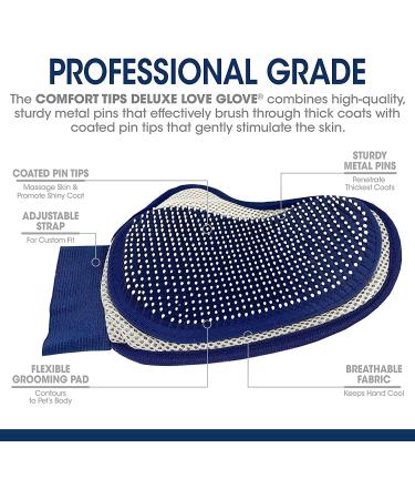 Four Paws Magic Coat Deluxe Love Glove for Dogs with Tender Tips - Grooming Made Easy - Buy Online on GoSupps.com