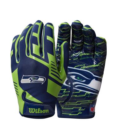 Wilson NFL Stretch Fit Gloves Seattle Adult