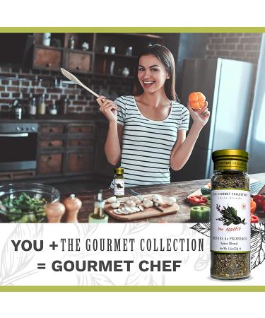 Gourmet Collection Herbes De Provence Spice Blend with Lavender - Salt-Free Seasoning for Chicken, Fish, and Soups - 156 Servings - Buy Online on GoSupps.com