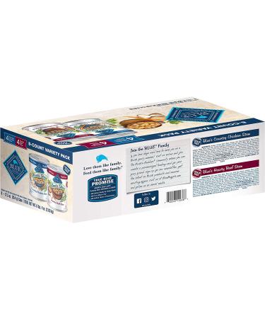 Blue Buffalo Blue Life Protection Chicken & Beef Stew Variety Pack Wet Dog Food - 8 Pack - Buy Online on GoSupps.com