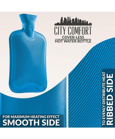 Buy Durable 1.8L Rubber Hot Water Bottles - 2 & 3 Pack Heat Bottles for Adults & Kids | International Shipping - Buy Online on GoSupps.com