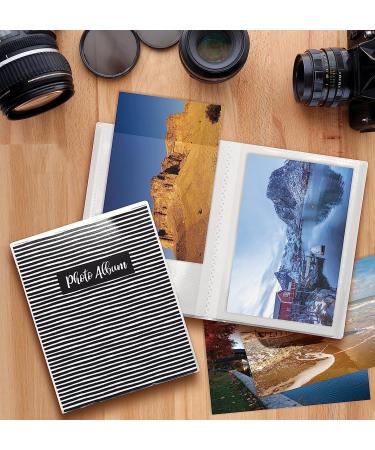 36 Photo Mini Photo Album  4 x 6 Inch  Pack of 12  Flexible Cover with Removable Decorative Inserts  Clear View Front Cover  by Better Office Products  12 Pack - Buy Online on GoSupps.com