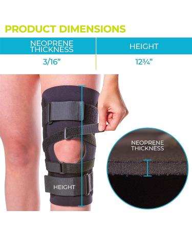 BraceAbility J Patella Knee Brace - Lateral Stabilizer for Dislocation and Subluxation - Left/Right Kneecap Support (Large) - Buy Online on GoSupps.com