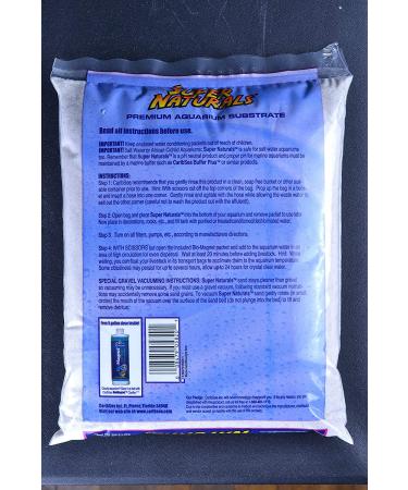 Carib Sea Super Naturals Crystal River Aquarium Sand 10lbs (5lb x 2 Pack) - Natural Substrate for Aquatic Plants and Fish Tanks - Buy Online on GoSupps.com