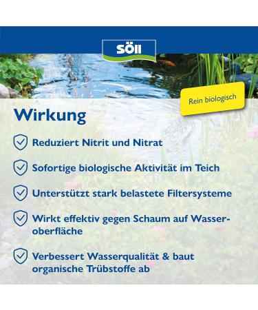 S ll 83698 Biobooster Pond Bacteria - 500 ml for Clear Water | Reduce Nitrate & Enhance Garden Ponds Swimming Ponds & Koi Ponds - 15 000 Liters - Buy Online on GoSupps.com