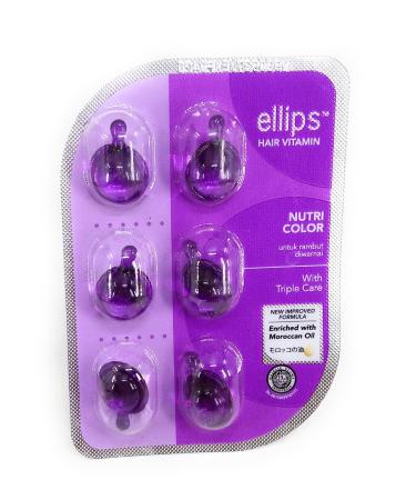 Ellips Hair Vitamin (Moroccan Oil) - Nutri Color 12 Blister ( 6 Capsule)