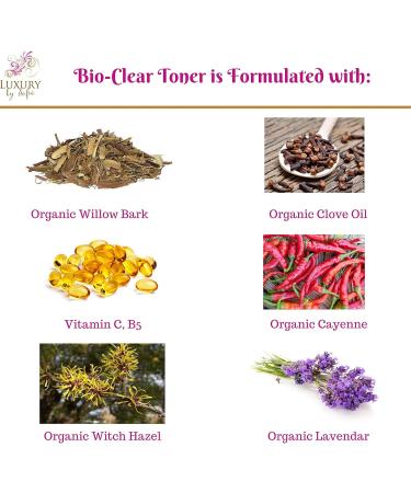 Organic Face Toner for Acne Prone Skin | Relieves Acne & Blemishes | Revitalize Skin, Boost Hydration, Fight Aging Signs, Unclog Pores, Control Oil Production, Balance pH Levels - Buy Online on GoSupps.com