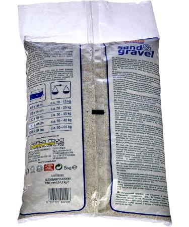 Amtra Ivory White Quartz Finest White Quartz Freshwater Saltwater Sand 0.8-1.2mm Grit 5kg Quartz White 5kg - Buy Online on GoSupps.com