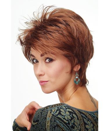 WIG ME UP 81448-30 Ladies Short Teased Wig in Copper Brown | International Shipping Available - Buy Online on GoSupps.com