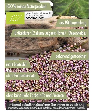 Organic Heather Flower Tea | Direct & Friendly | 25g | Premium Herbal Infusion for Health & Wellness - Buy Online on GoSupps.com