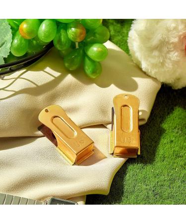 Vercanmonth 2-Piece Brass Pet Training Clicker Set - Metal Dog & Cat Clickers for Puppy Training | Gold - Buy Online on GoSupps.com