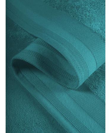 De Witte Lietaer Contessa Luxe Set of 6 Cotton Washcloths - Petrol Green - 16x22 cm - Buy Online on GoSupps.com