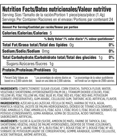 Wilton Bright Dots Edible Cake Decorations - 24 Count | Colorful Icing Cake Toppers - Buy Online on GoSupps.com