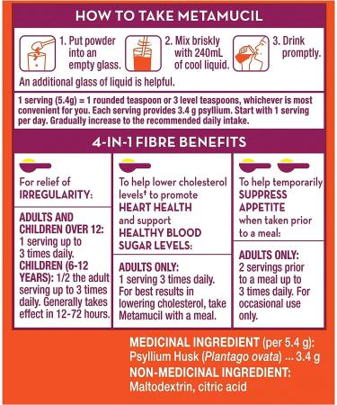 Metamucil Smooth Texture Fiber 660g - Unflavored & Sugar-Free - Buy Online on GoSupps.com