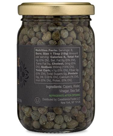 Mina Capers Non Pareil - Authentic Mediterranean Seasoning and Garnish, 7 oz - Buy Online on GoSupps.com