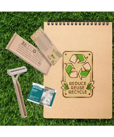 Buy 50 Eco-Friendly Shaving Sets for Hotels | Individually Packed Rawganical Kits | Perfect for Travel & Guests - Buy Online on GoSupps.com