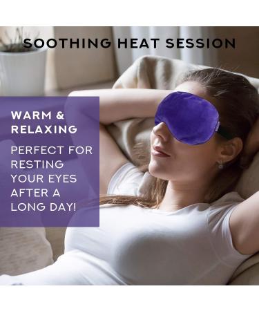 Ticlo's Moist Heat Therapy Compress Dry Eye Mask - Weighted Steam Mask for Blepharitis, Stye, MGD - Includes 15 Eyelid Scrub Wipes - Buy Online on GoSupps.com