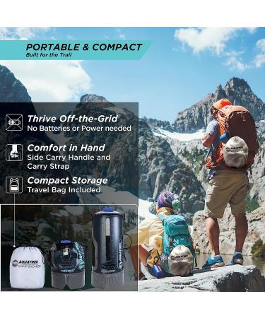 River & Ridge AQUATREK Portable Pressure Camping Shower - 3Gal 12L Bag Tank Volume - Buy Online on GoSupps.com