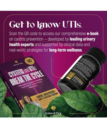 Natural Pick D-Mannose - Cranberry & Grapefruit Cranberry Pills UTI Treatment and Fast Relief for Women | Urinary Tract & Bladder Support. 90 Vegan Capsules D mannose Supplements for Women - Buy Online on GoSupps.com