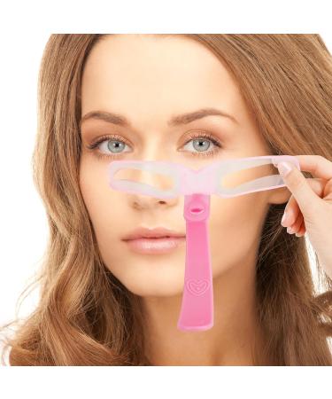 Reusable Eyebrow Stencil Kits - 8 Washable Eyebrow Stencils with Handle & Strap - Perfect for Beginners & Professionals - Pink - International Shipping Available - Buy Online on GoSupps.com