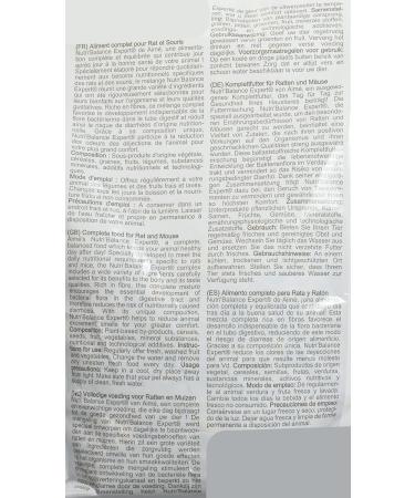 AIME Complete Rat and Mouse Food NUTRI'BALANCE EXPERT Premium Meal Varied Vitamins and Optimal Digestion 800G - Buy Online on GoSupps.com