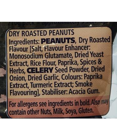 KP Dry Roasted Peanuts 270 g - Buy Online on GoSupps.com