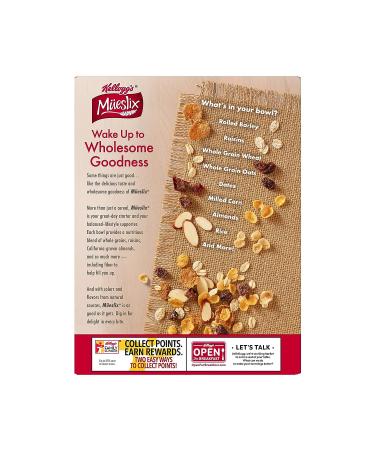 Kellogg's Mueslix Breakfast Cereal Original 16.2oz - High Fiber Source - Buy Online on GoSupps.com