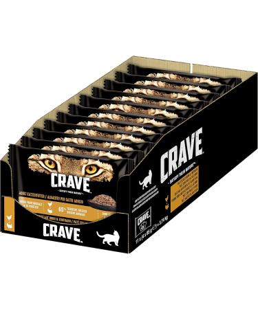 Crave Grain-Free Wet Cat Food Pate - Chicken & Turkey Bundle (11x4x85g) & Salmon (44 Bags) - International Shipping Available - Buy Online on GoSupps.com