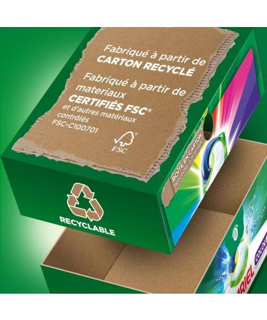 Ariel 3in1 PODS Liquid Laundry Detergent Capsules 76 Washes (4x19 Tablets) Color Defense Removes Stubborn Stains Even - Buy Online on GoSupps.com