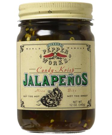 Texas Pepper Works Candy Krisp Jalapenos 12 oz - Buy Online on GoSupps.com