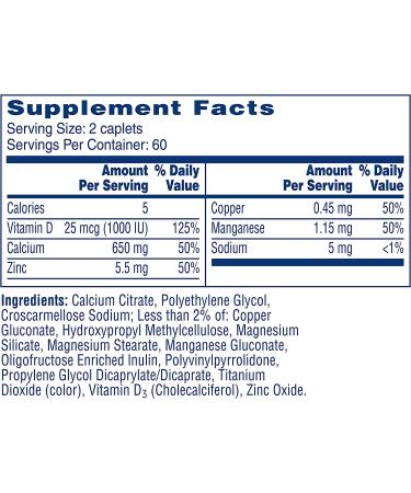 Citracal Maximum Plus: Highly Soluble 650mg Calcium Citrate With 1000 IU Vitamin D3 - Bone Health Supplement (120 Count) - Buy Online on GoSupps.com