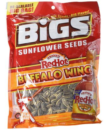 BIGS Bold and Tangy Buffalo Wing Sunflower Seeds 5.35 Ounces