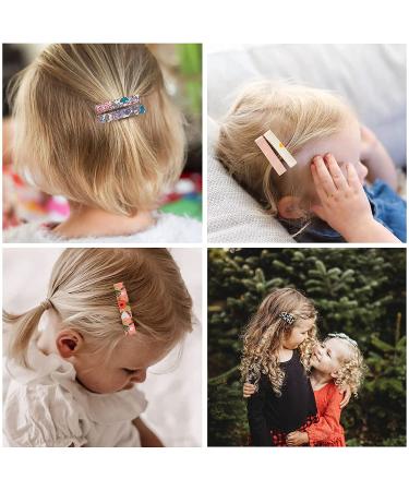 20Pcs Flower Fabric Hair Clips for Girls & Women - Handmade Barrettes by Fancy Clouds - Buy Online on GoSupps.com