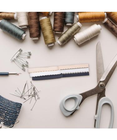 Bristlegrass Picot Plush Bra Strap Elastic Band 3/8 Nylon Spandex Shoulder Tape - 12 Yards Combo | Lingerie Underwear Sewing Trim - Buy Online on GoSupps.com