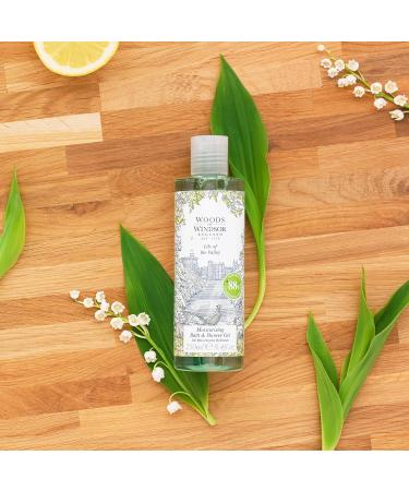 Woods of Windsor Lily of the Valley Bath & Shower Gel | Moisturizing Women's Body Wash with Geranium & Citrus | 250ml Vitamin E Infused - Buy Online on GoSupps.com