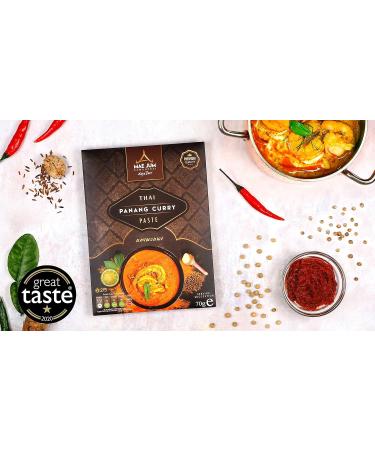 Traditional Thai Panang Curry Paste (1 x 70g) by Mae Jum | Great Taste Award - Buy Online on GoSupps.com