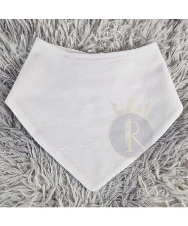 Royal Icon Baby Bandana Bibs - Set of 3/6/12Pc White Bibs for Newborn Boys and Girls 0-6 Months - Stylish, Soft, and Absorbent Dribble Bibs - Buy Online on GoSupps.com