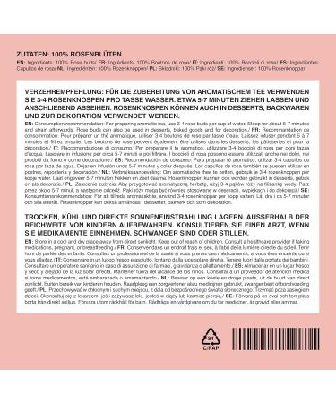 IDDA Herbal Rose Tea 250g Dried Rose Buds Rose Buds Loose Tea Rose Bud Tea 250 GR - Buy Online on GoSupps.com