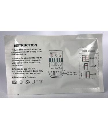 Opiate/Morphine (OPI) Single Panel Drug Test - FDA Cleared - 300 NG/ML Cut Off Level - Buy Online on GoSupps.com